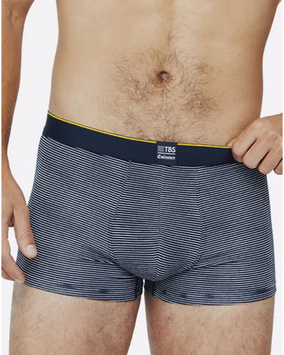 Set of 2 cotton boxer shorts Eminence Sailor (Gris Chiné/Marinière)