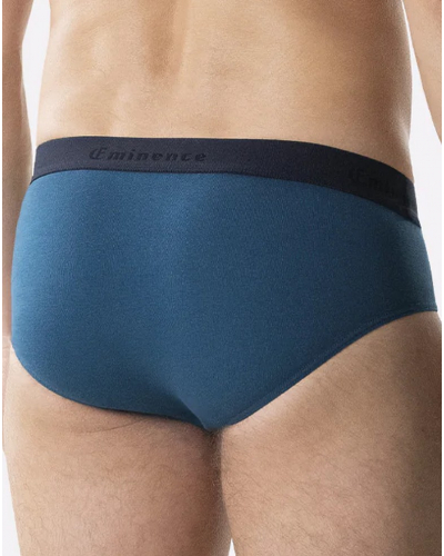 Lote de 2 slips Eminence made in France (Marinière/bleu cobalt)