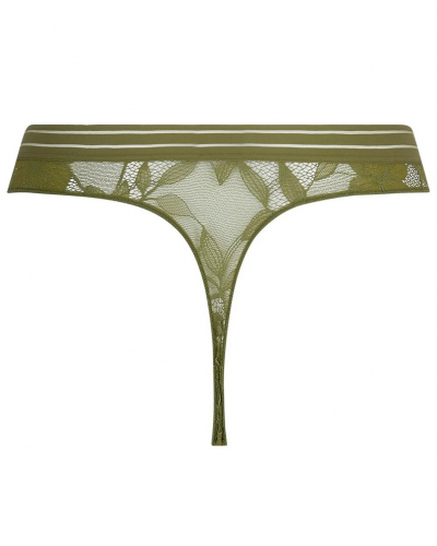 Tanga Antigel Dentelle Rebelle (Vert Mousse)