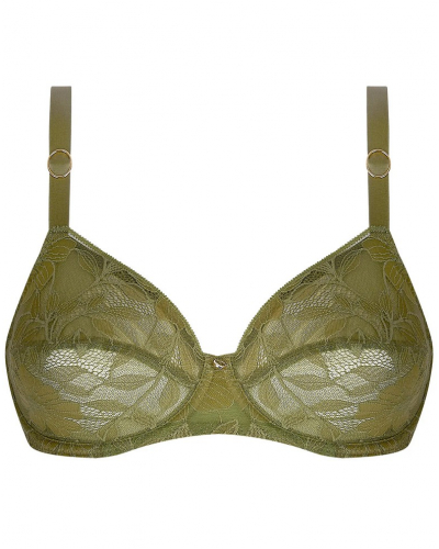 Soutien-gorge armature bien-être Antigel Dentelle Rebelle (Vert Mousse)