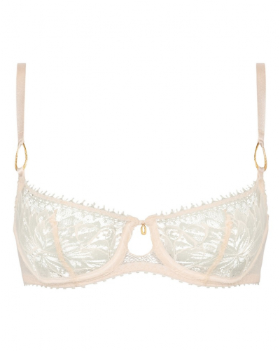 Underwired demi bra Aubade Flawless Love (Light Powder)