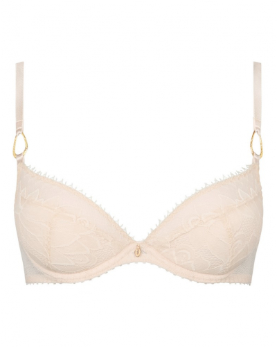 Plunge padded bra Aubade Flawless Love (Light Powder)