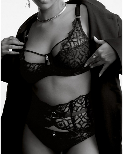 Underwired bra Aubade Sense of Illusion (Black)