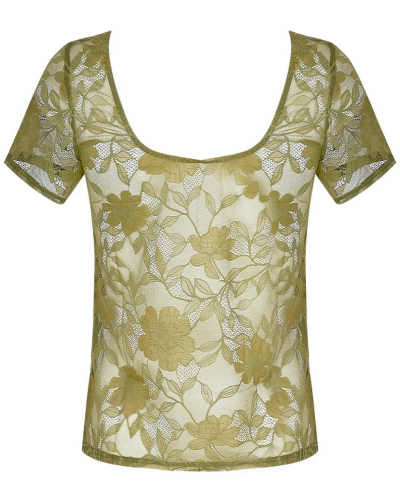 Top Antigel Dentelle Rebelle (Vert Mousse)