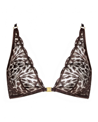 Sujetador triángulo Aubade Crazy In Love (Satin Brown)