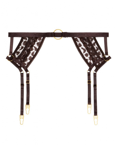 Porte jarretelles Aubade Crazy In Love (Satin Brown)