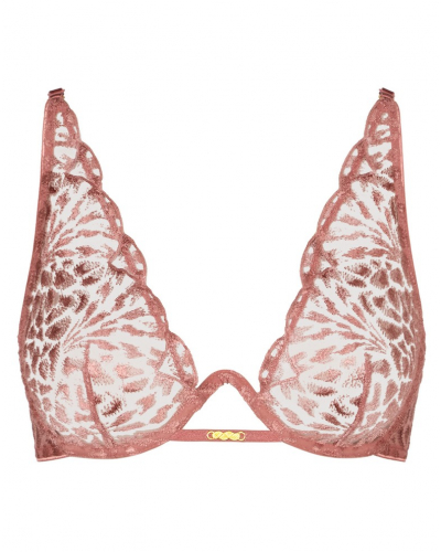 Sujetador triángulo monocasco Aubade Crazy In Love (Warm Pink)