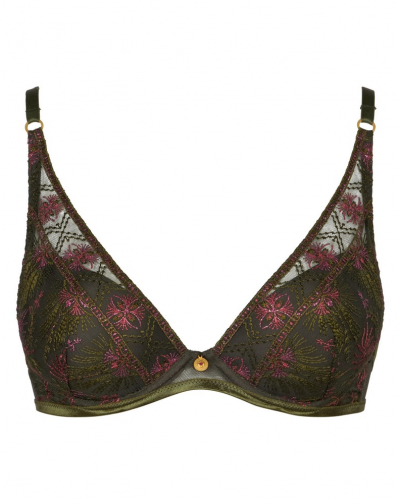 Soutien-gorge plunge coque Aubade Sound of Heart (Dark Garden)