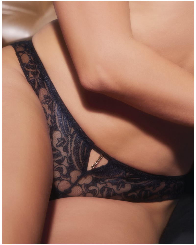 Italian briefs Aubade Satin Memories (Deep Sea)