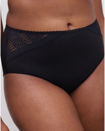 Bragas de cintura alta Chantelle EasyFeel Easy Support (Negro)