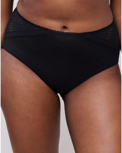 Bragas de cintura alta Chantelle EasyFeel Easy Support (Negro)