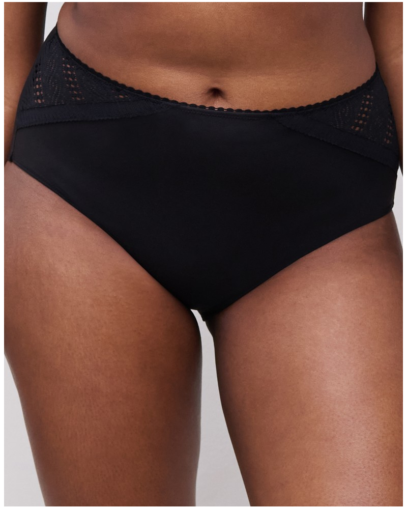 Culotte taille haute Chantelle EasyFeel Easy Support (Noir)