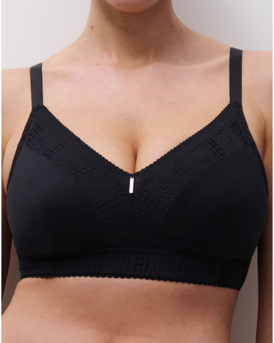 Wireless bra Chantelle EasyFeel Easy Support (Black)