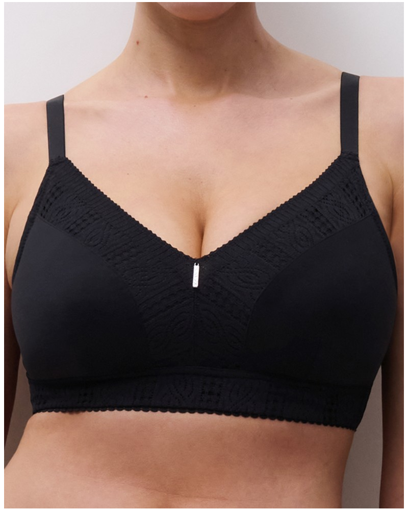 Sujetador sin aros Chantelle EasyFeel Easy Support (Negro)
