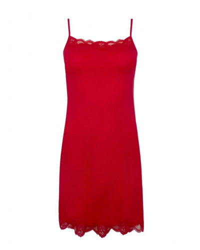 Nightdress thin straps Antigel Simply Perfect (Rouge Capucine)