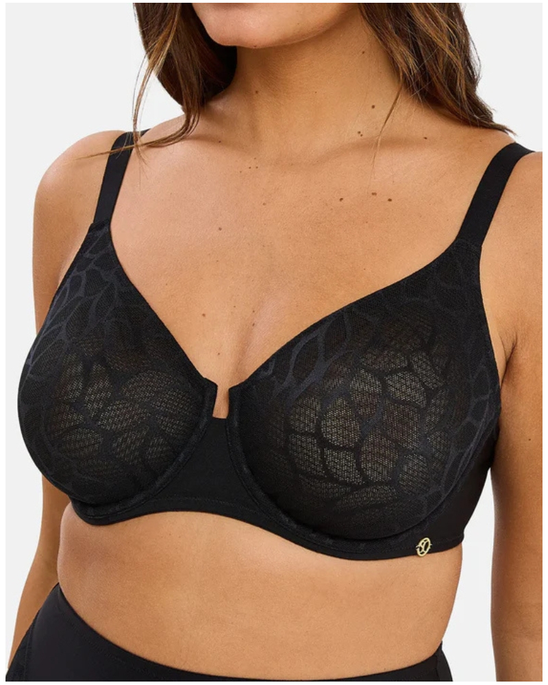 Sujetador moldeado con aros Sans Complexe Perfect Curves (Negro)