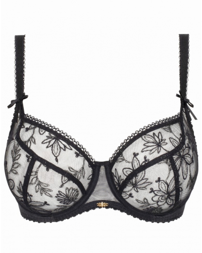 Soutien-gorge armatures corbeille Empreinte Alix (Noir)