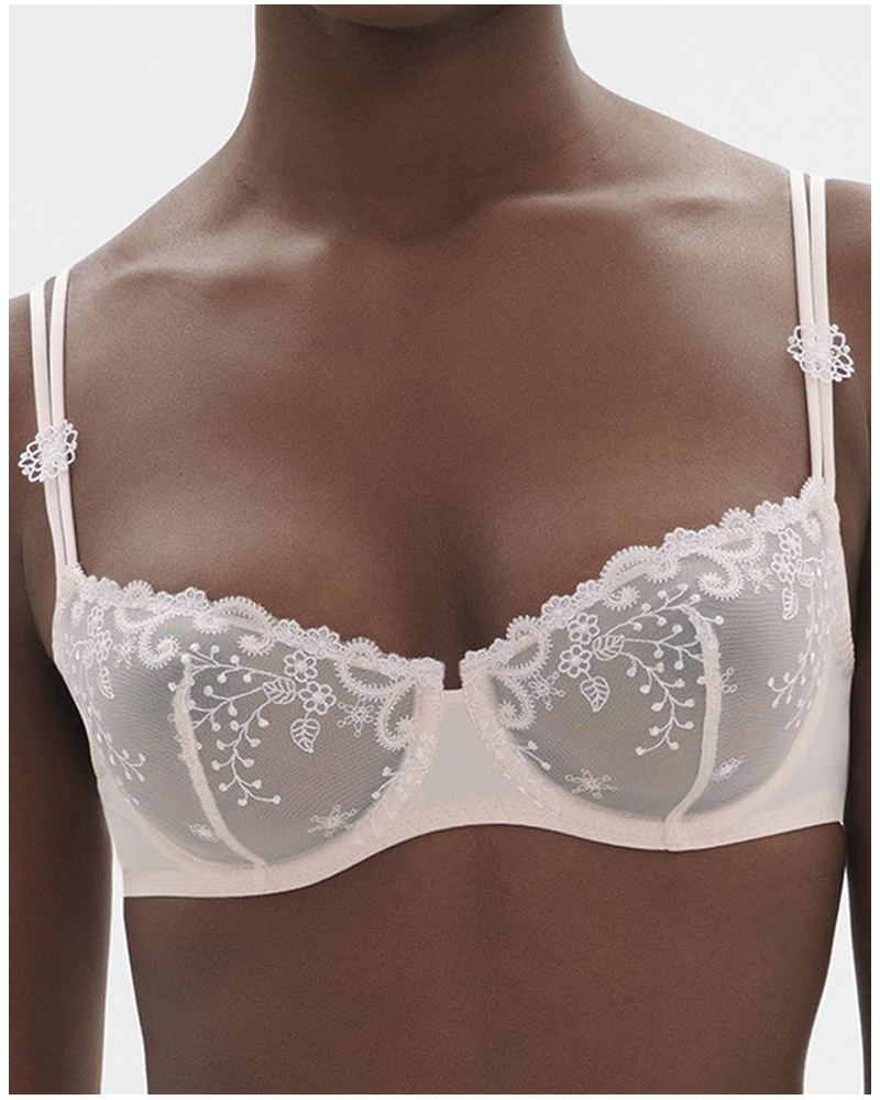 Demi cup bra Simone Pérèle Délice (Poudre)