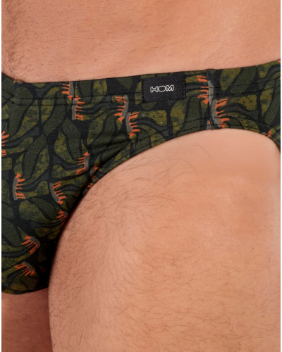 Micro calzoncillo comodidad HOM Vizzavona (Imprimé Khaki)