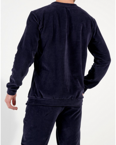 Survêtement en velours HOM Ronnie (Marine)