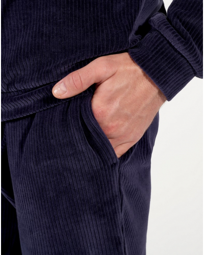 Velvet tracksuit HOM Ronnie (Marine)