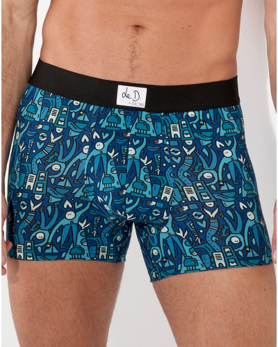 Bóxer HOM x Le D Voyages (Bonhommes Bleus)