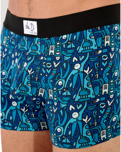 Boxer HOM x Le D Voyages (Bonhommes Bleus)