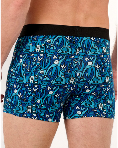 Boxer HOM x Le D Voyages (Bonhommes Bleus)