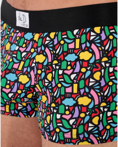 Boxer HOM x Le D Rêveries (Imprimé Multicolore)