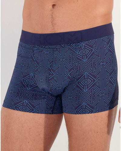 Boxer HO1 seamless waistband HOM Jay (Art Déco Bleu Marine)
