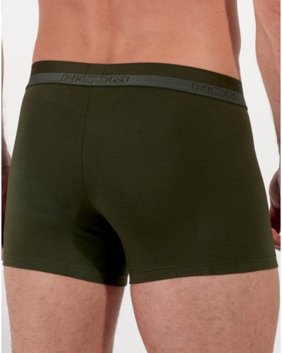Boxer coton et modal HOM Classic (Dark Khaki)
