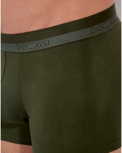 Boxer coton et modal HOM Classic (Dark Khaki)