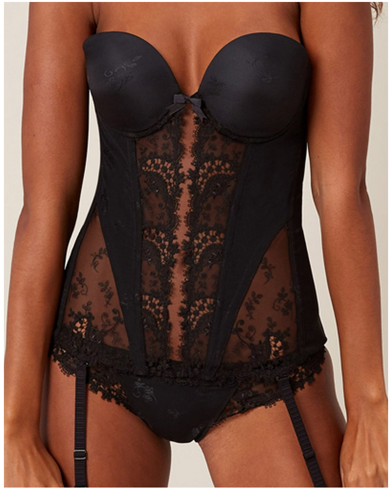 Corset Simone Perele Wish (Black)