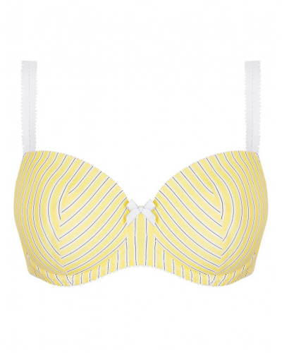 Soutien-gorge coque bien-être Antigel Un Brin Garçonne (Jaune Liquette)