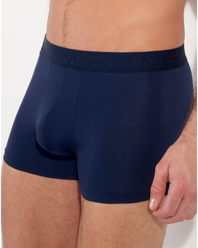 Lot de 3 boxers coton HOM John (Imprimé Marine/Bleu Marine)