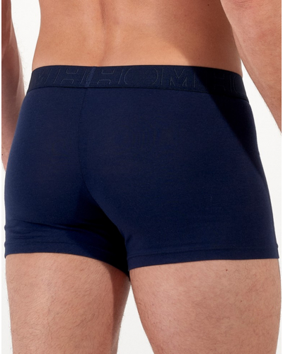 Paquete de 3 bóxers algodón HOM John (Imprimé Marine/Bleu Marine)