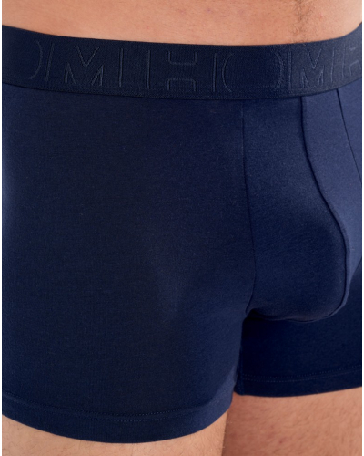 Pack of 3 boxers cotton HOM John (Imprimé Marine/Bleu Marine)