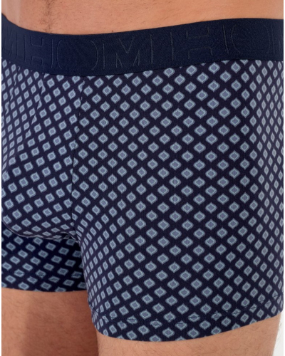 Lot de 3 boxers coton HOM John (Imprimé Marine/Bleu Marine)