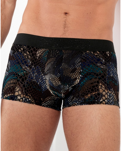 Shorty velvet dévoré HOM Cobra (Imprimé Serpent)