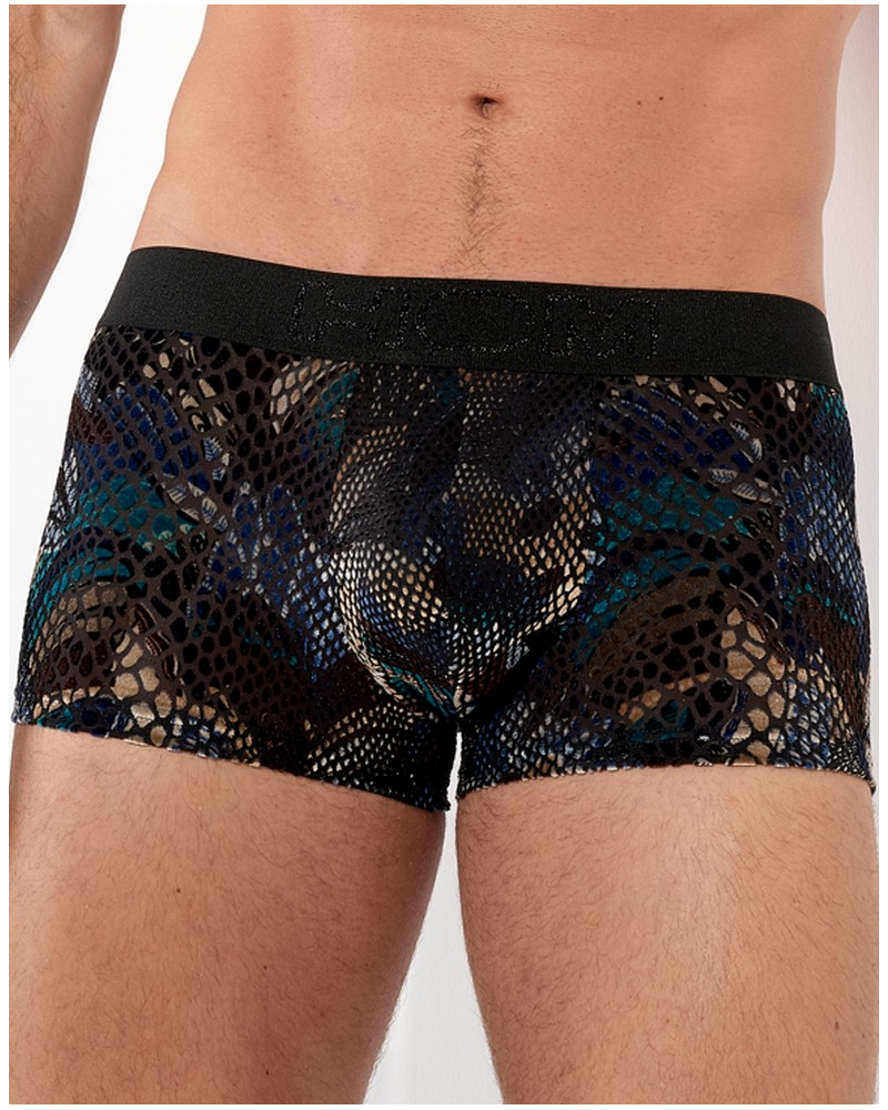 Shorty velours dévoré HOM Cobra (Imprimé Serpent)