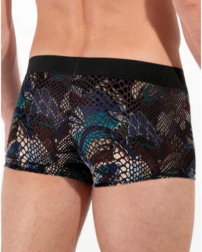 Shorty velvet dévoré HOM Cobra (Imprimé Serpent)