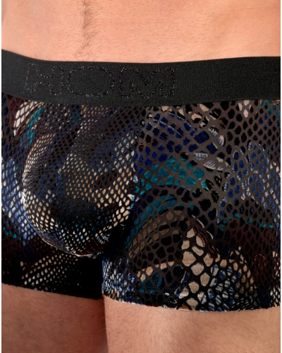 Shorty velours dévoré HOM Cobra (Imprimé Serpent)