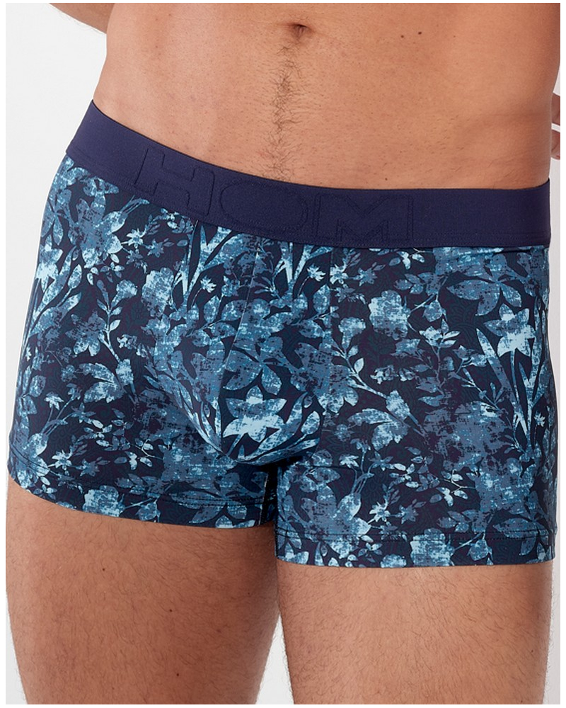 Boxer seamless waistband HOM Compiègne (Imprimé Floral Bleu Jeans)