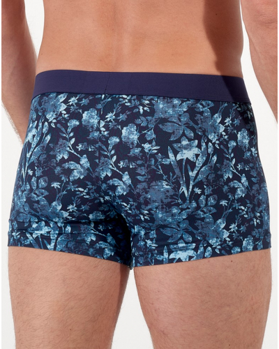 Boxer seamless waistband HOM Compiègne (Imprimé Floral Bleu Jeans)