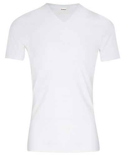 Paquete de 2 Camiseta cuello en V Eminence (Blanco)