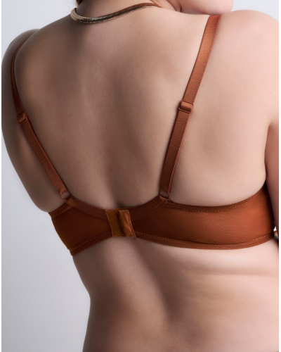 Soutien-gorge plunge coque Aubade Rules of Attraction (Golden Shadow)