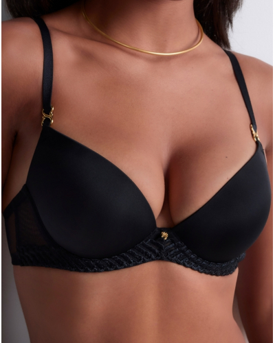 Sujetador plunge performado Aubade Sheer Emotion (Negro)