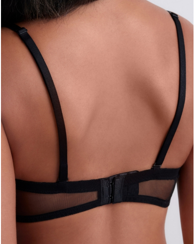 Sujetador sin tirantes plunge Aubade Sheer Emotion (Negro)