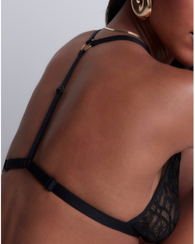 Soutien-gorge triangle Aubade Sense of Illusion (Noir)