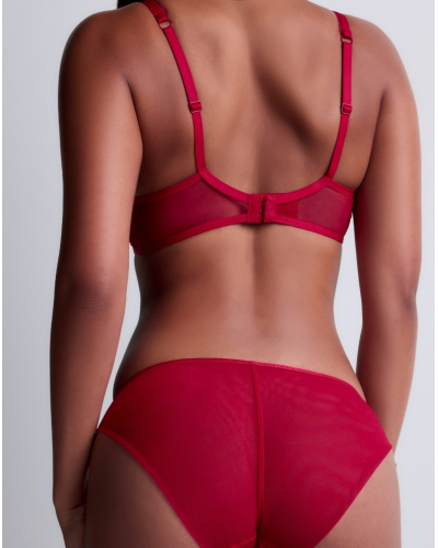 Brazilian brief Aubade Sense of Illusion (Red Berry)